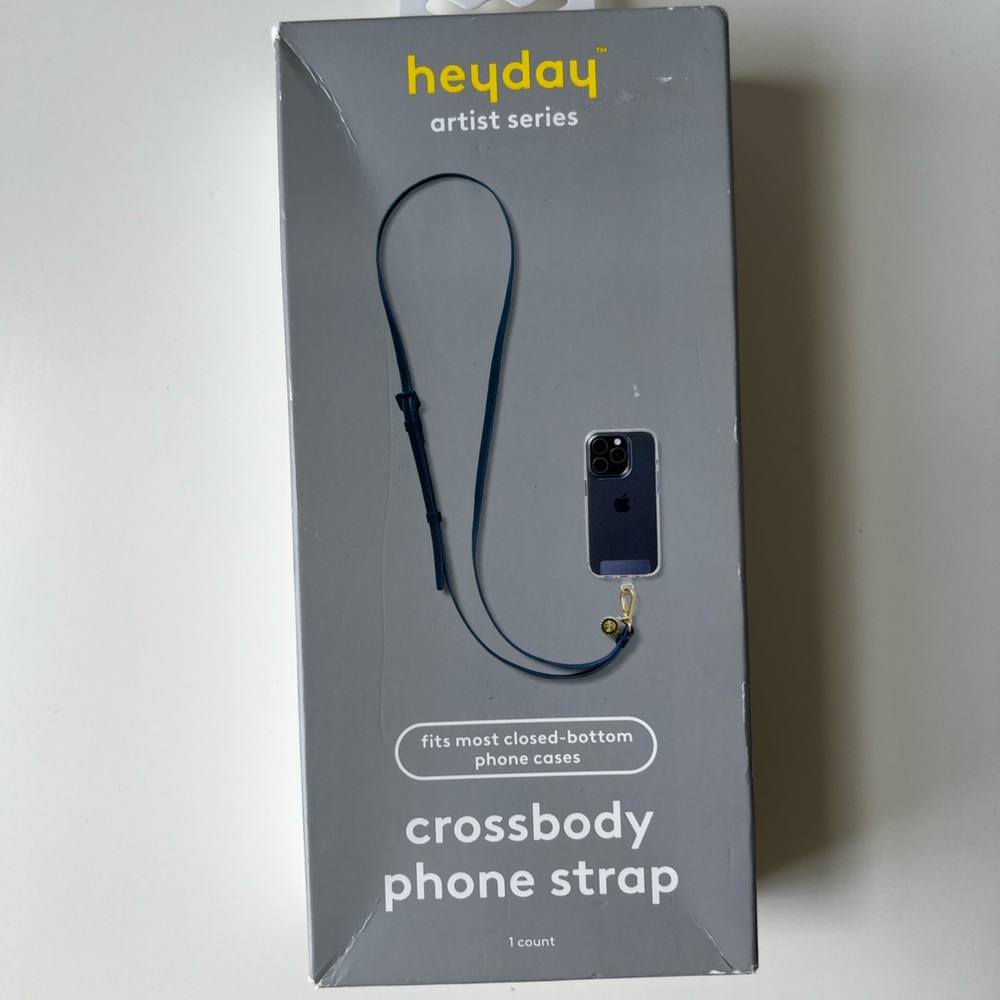 Heyday Navy Crossbody Phone Strap